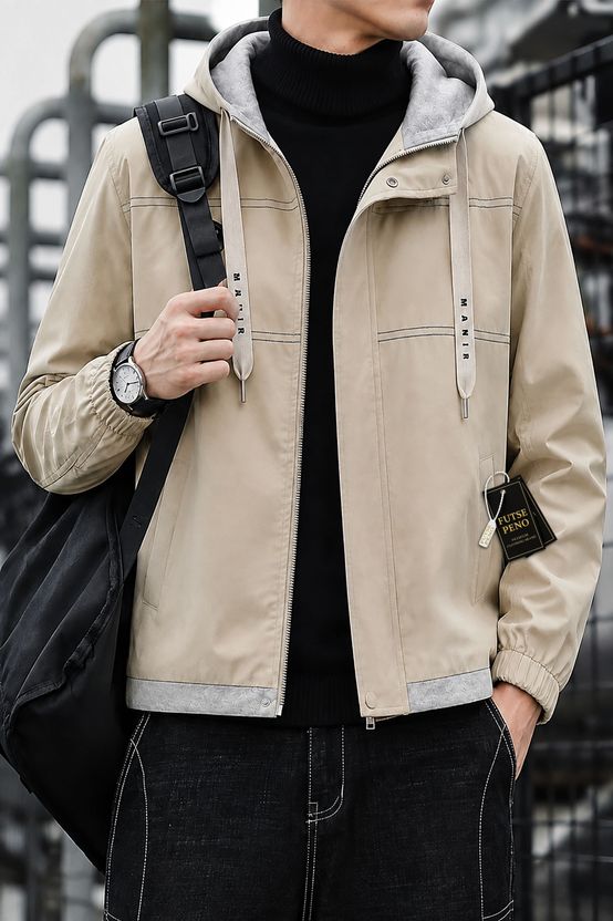 FUTSE PENO Men Solid Casual Jacket - Image 4