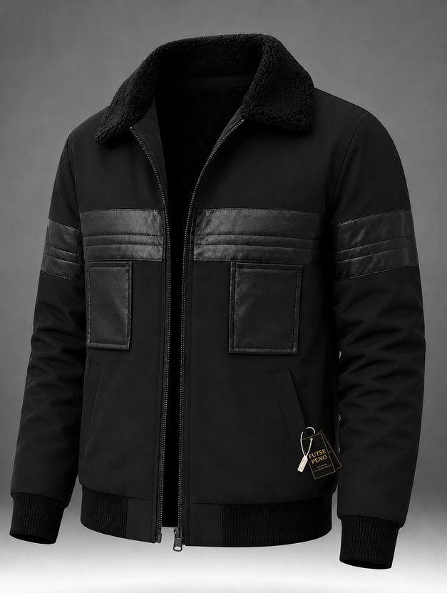 FUTSE PENO Men Solid Casual Jacket - Image 7