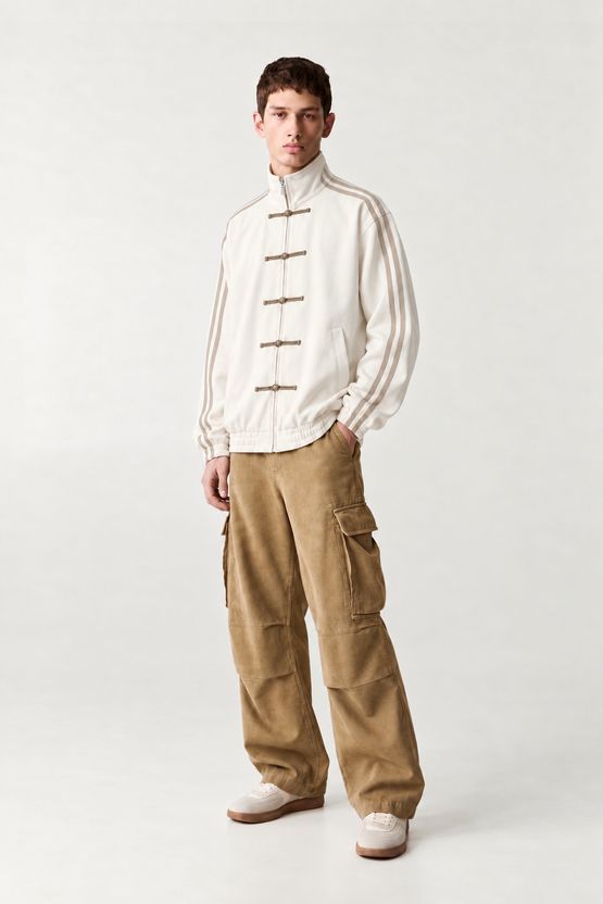EXOTIX Full Sleeve Striped Men Jacket - Image 4