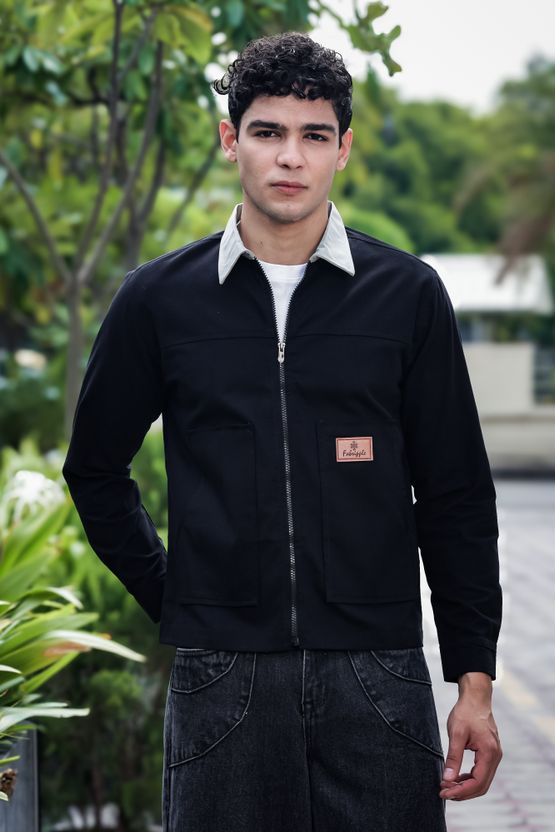 Sti Full Sleeve Solid Men Jacket - Image 7