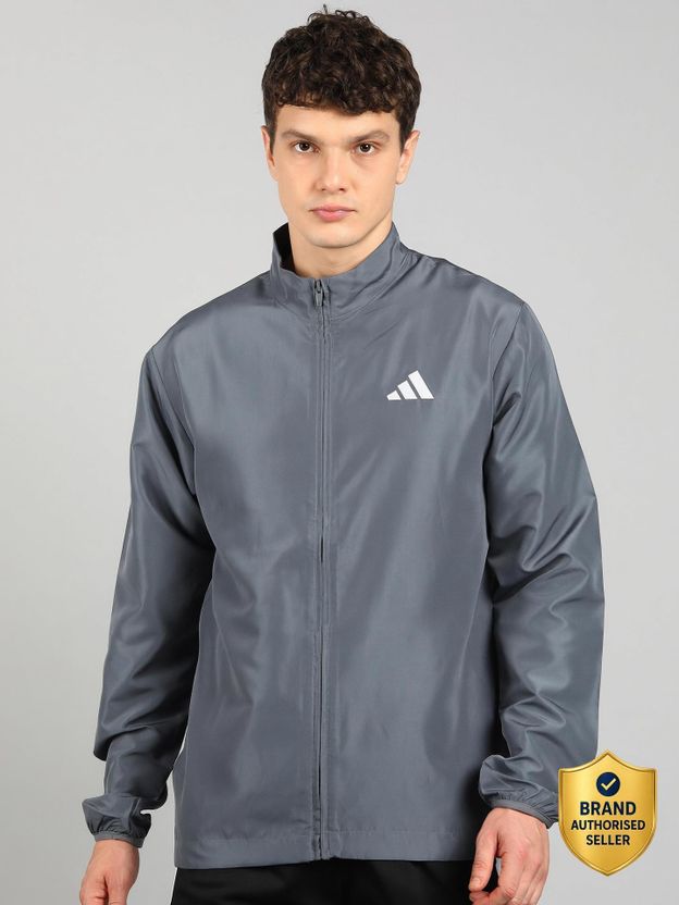 Adidas Full Sleeve Solid Men Jacket - Image 8