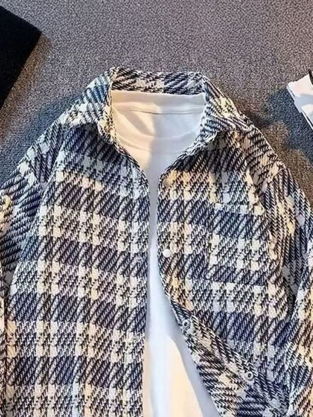 HERE&NOW Men Checkered Tailored Jacket - Image 3