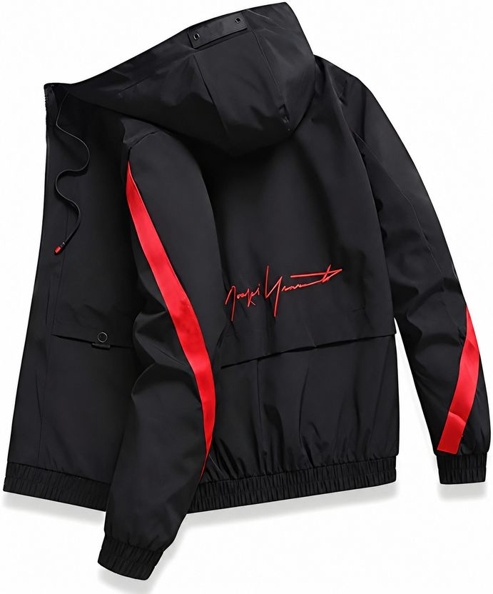 CLASSYBLOOM Korean Striped Men Wind Cheater - Image 3