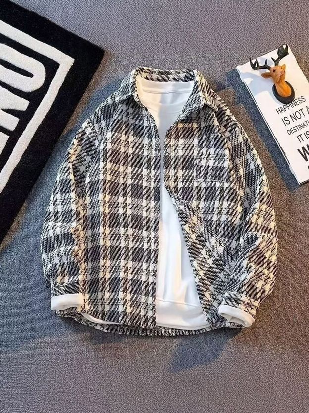 HERE&NOW Men Checkered Tailored Jacket - Image 1