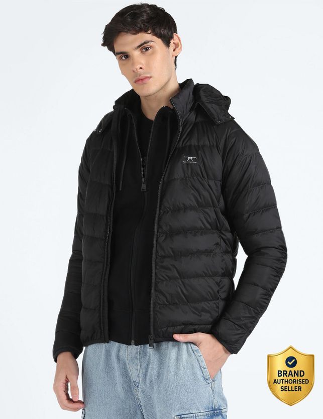 FLYING MACHINE Men Solid Puffer Jacket - Image 1
