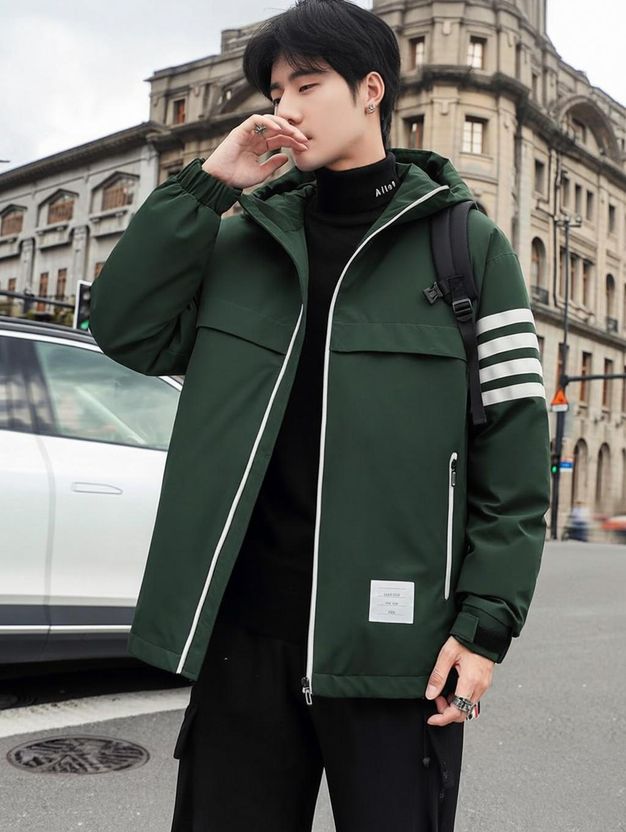 MOTREX Full Sleeve Colorblock Men Jacket - Image 9