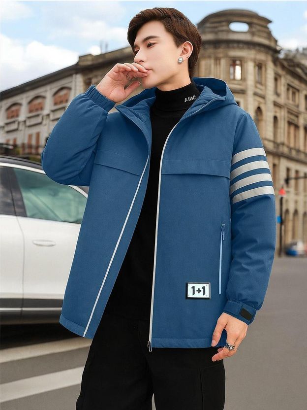 MOTREX Full Sleeve Colorblock Men Jacket - Image 8