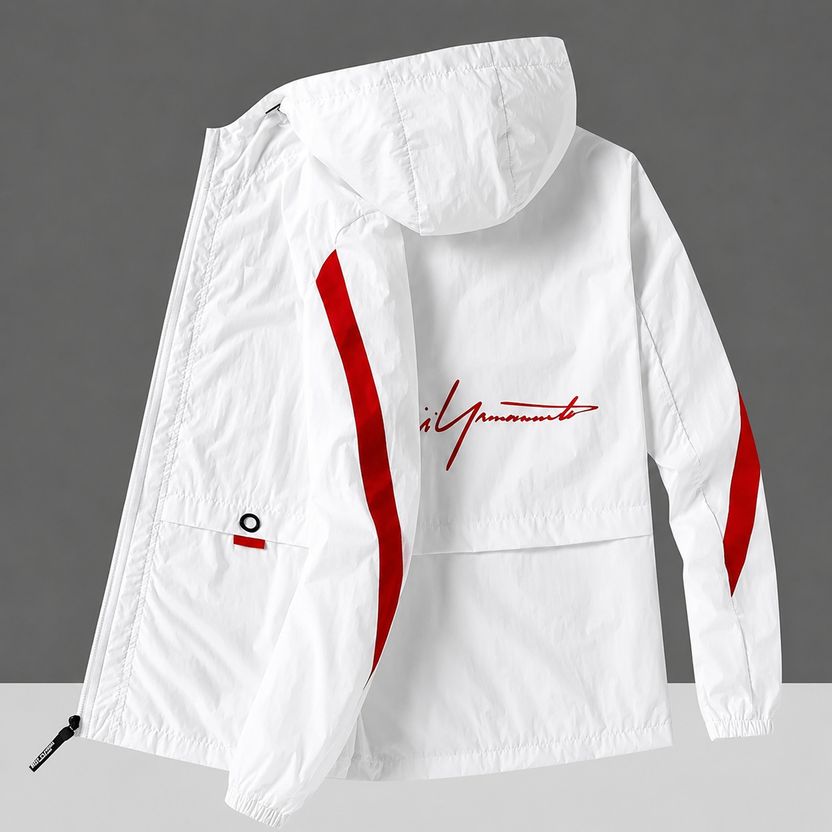 Azy Fabrics Korean Embroidered Men Wind Cheater - Image 10
