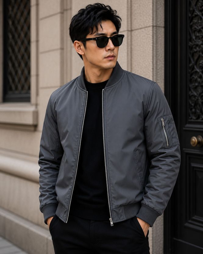 HEMLOCK Full Sleeve Solid Men Jacket - Image 6