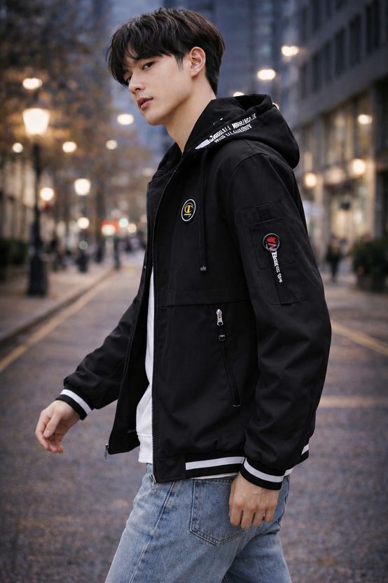 WEARSPOT Full Sleeve Graphic Print Men Jacket - Image 4