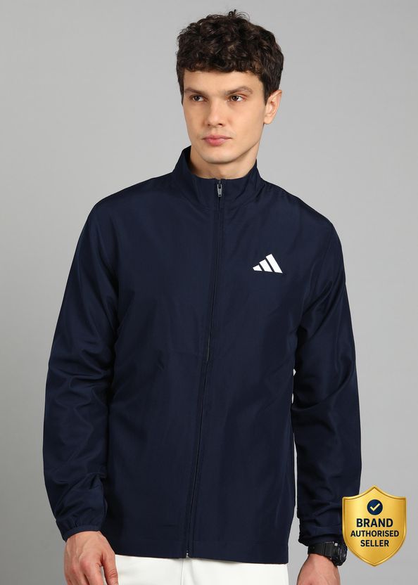 Adidas Full Sleeve Solid Men Jacket - Image 1