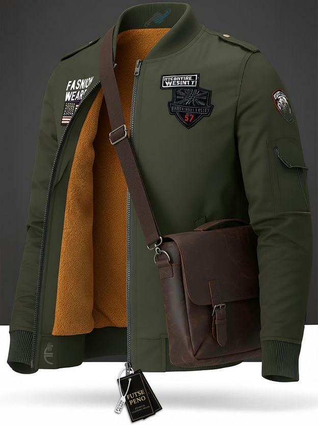 FUTSE PENO Men Printed Casual Jacket - Image 10