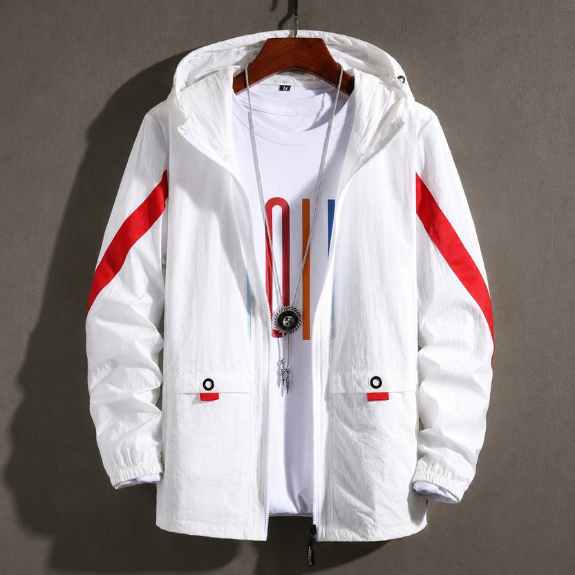 CLASSYBLOOM Korean Striped Men Wind Cheater - Image 7