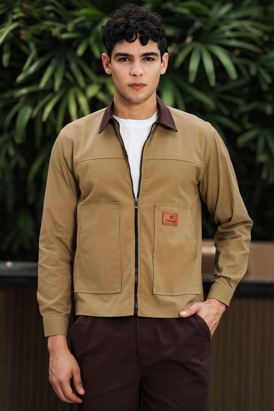 Sti Full Sleeve Solid Men Jacket - Image 1