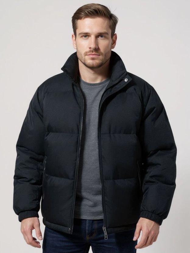 Mast & Harbour Men Solid Puffer Jacket - Image 1