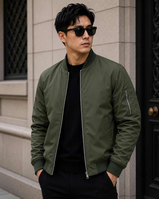 HEMLOCK Full Sleeve Solid Men Jacket - Image 1