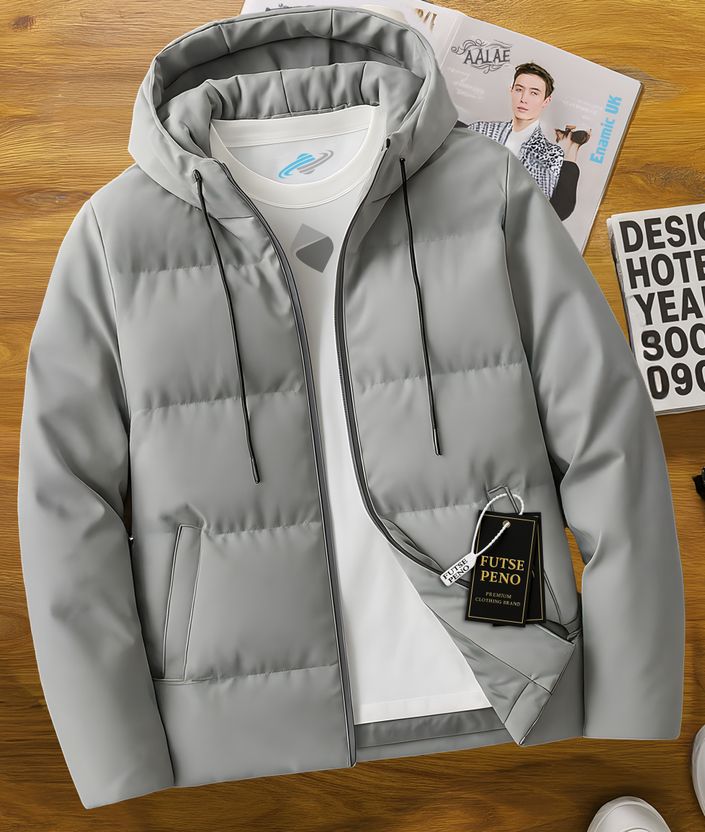 FUTSE PENO Men Solid Casual Jacket - Image 6