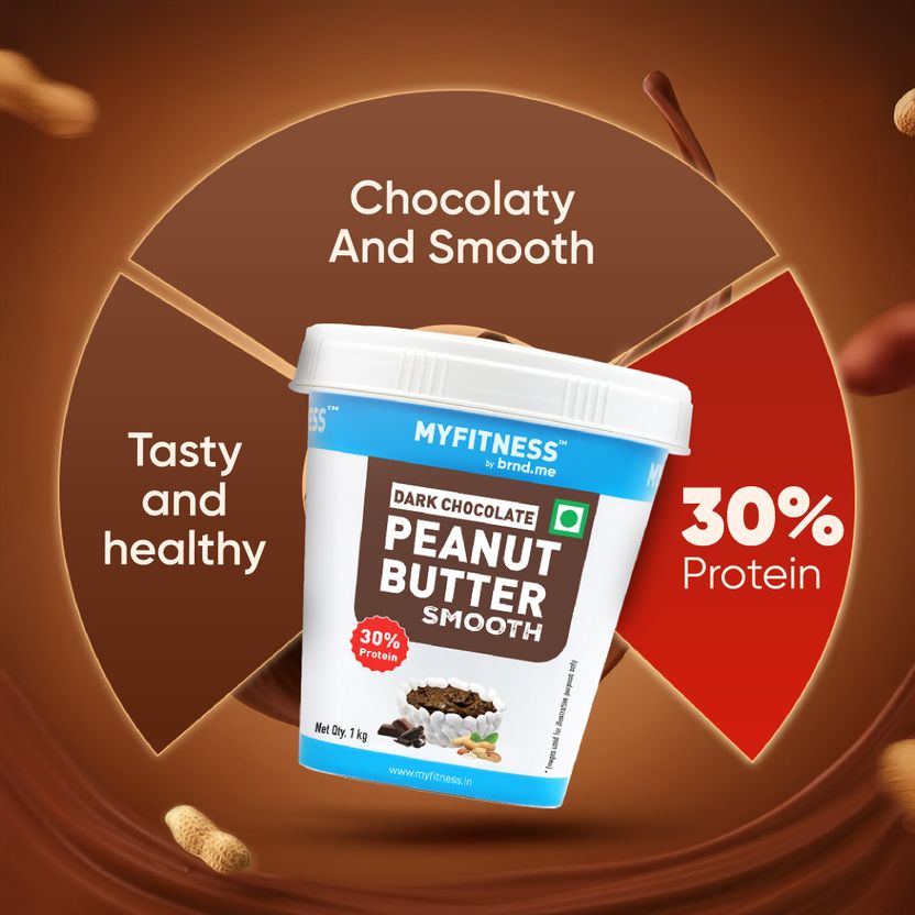 MYFITNESS Peanut Butter Dark Chocolate Smooth Spread, 30g - Image 10