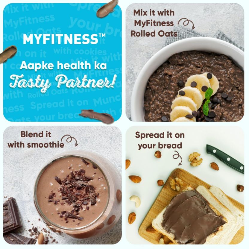 MYFITNESS Peanut Butter Dark Chocolate Smooth Spread, 30g - Image 9