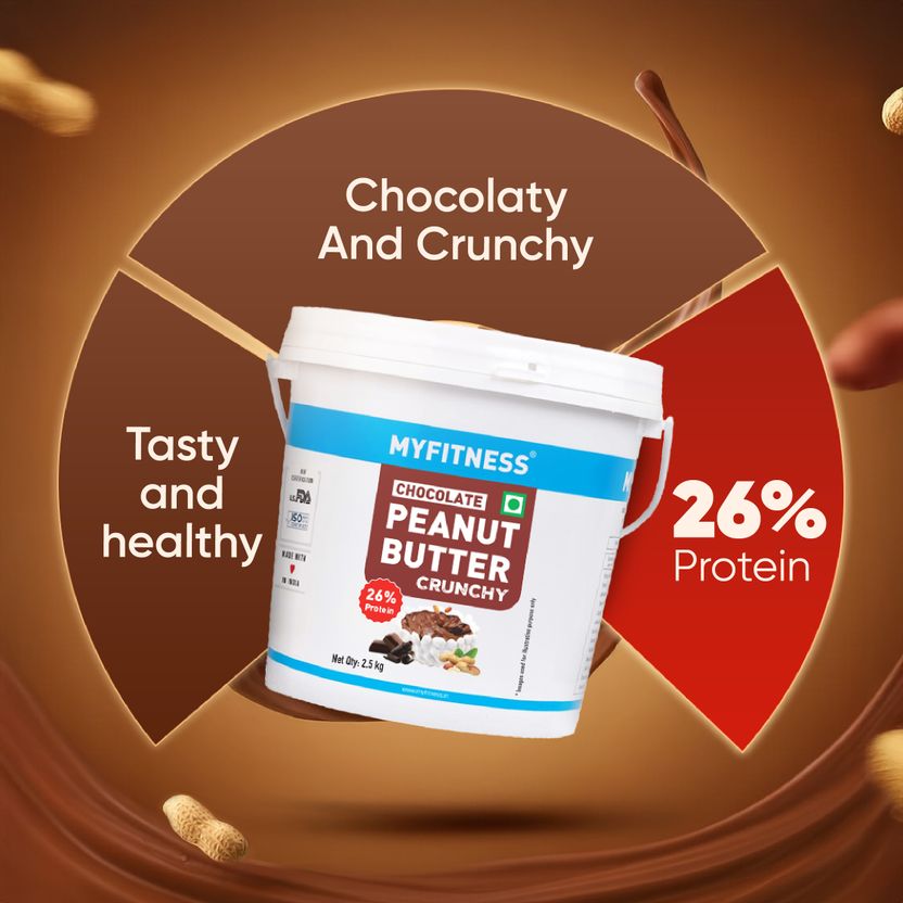 MYFITNESS Chocolate Peanut Butter Crunchy 26g - Image 8