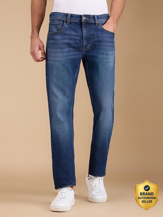 Pepe Jeans Men Straight Fit Blue Jeans - Image 1