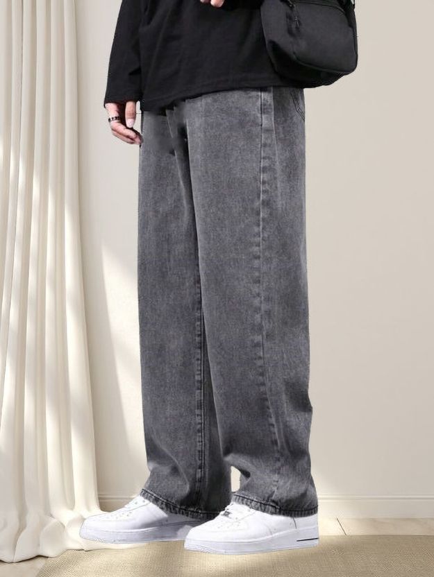 StarForWell Men Grey Mid Rise Jeans - Image 3