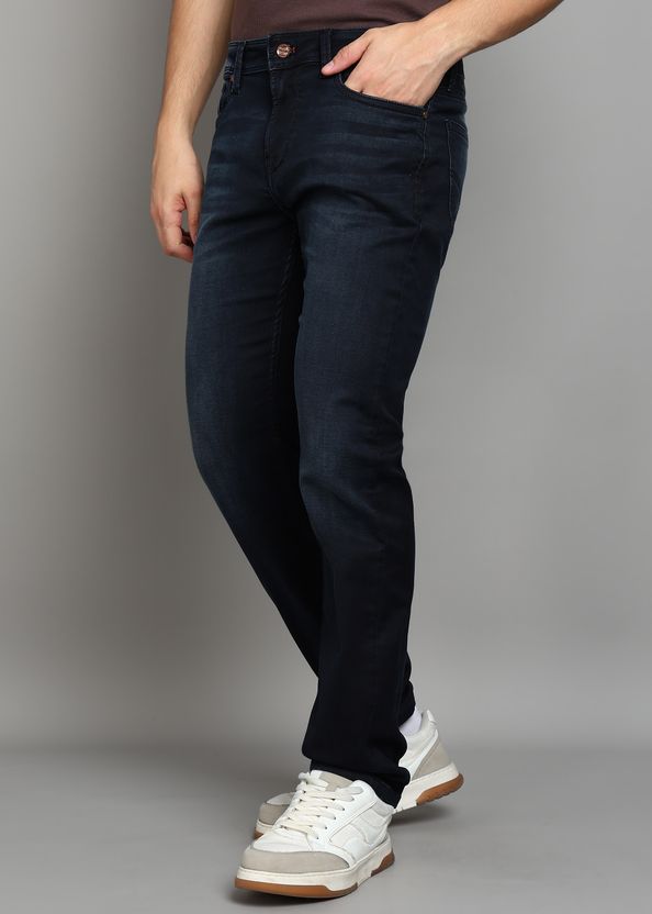 KILLER Men Straight Fit Mid Rise Black Jeans - Image 3