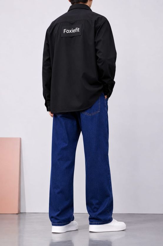FOXIEFIT Men Relaxed Fit Mid Rise Blue Jeans - Image 2