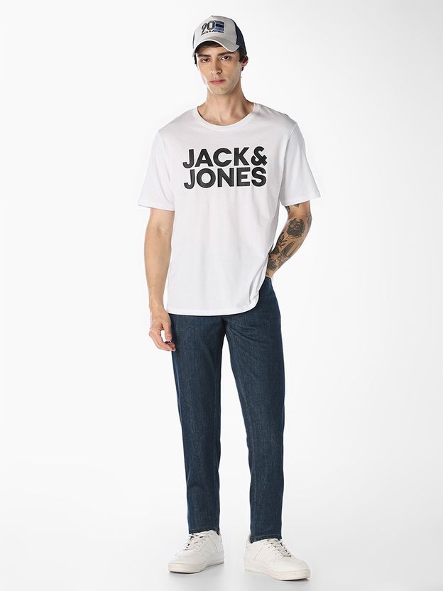 JACK & JONES Men Slim Low Rise Dark Blue Jeans - Image 6
