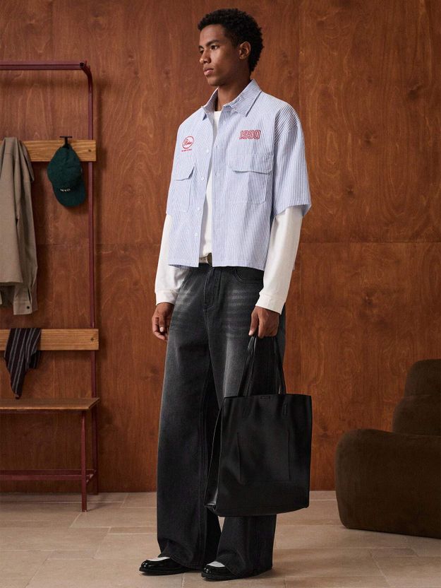 YAMEET Men Loose Fit Mid Rise Black Jeans - Image 5
