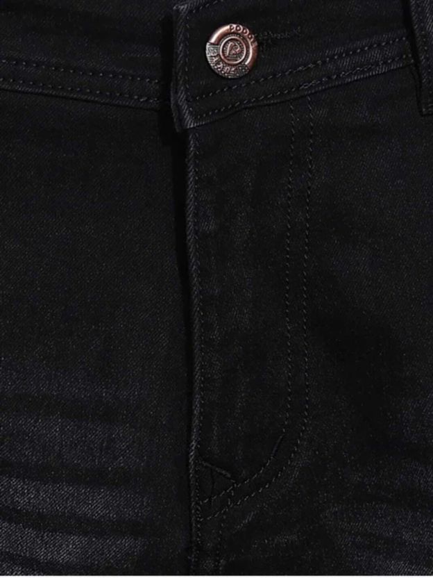 BOLD Men Baggy Fit Mid Rise Dark Grey Jeans - Image 3