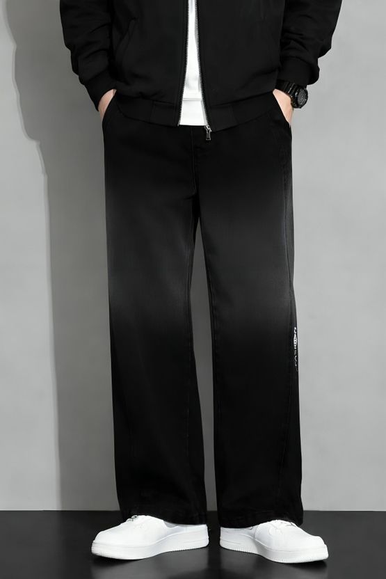 DARIO PRIDE Men Loose Fit Mid Rise Black Jeans - Image 2