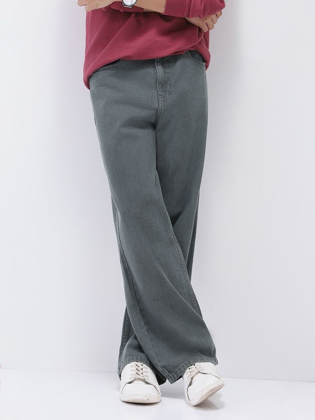 Urbano Men Loose Fit Mid Rise White Jeans - Image 10