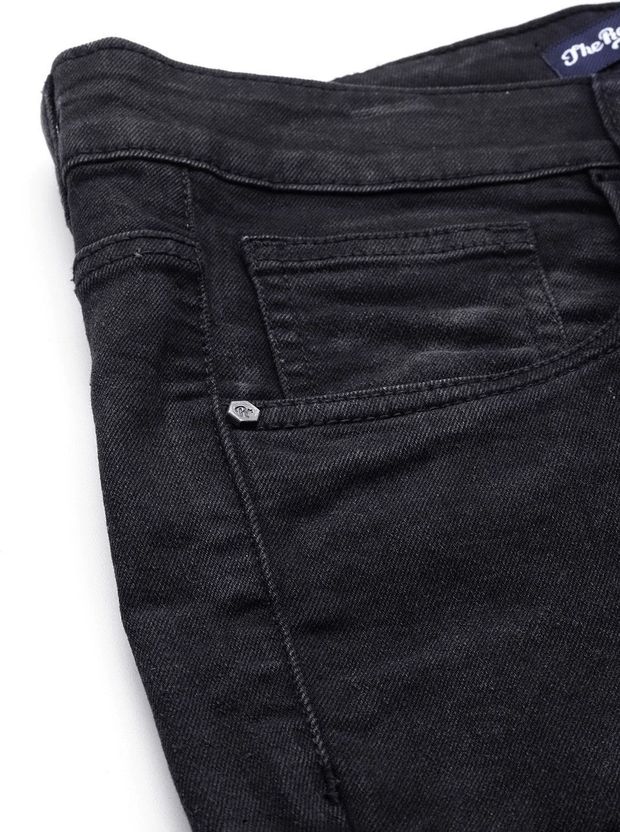 Roadster Men Slim Mid Rise Black Jeans - Image 6