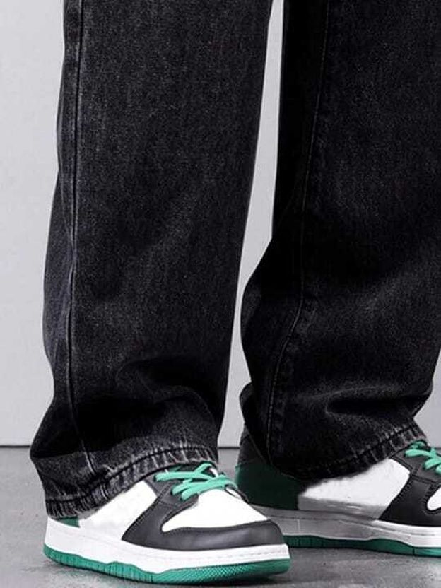 Southee Men Black Loose Fit Mid Rise Jeans - Image 5