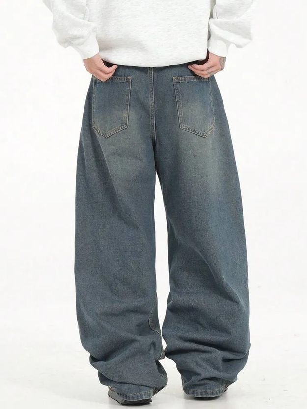 KOTTY Men Relaxed Fit Low Rise Blue Jeans - Image 3