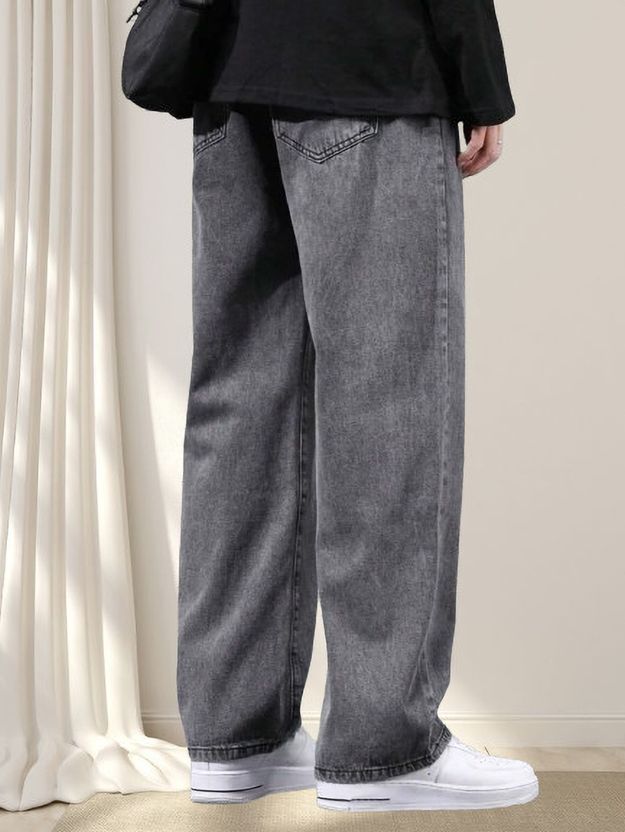 StarForWell Men Grey Mid Rise Jeans - Image 2