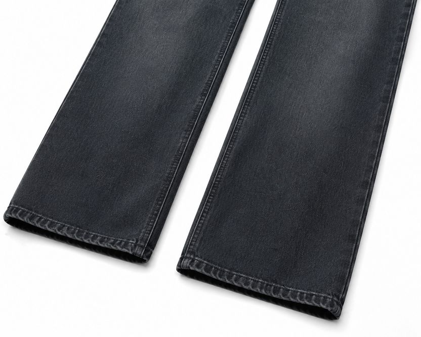 sanedi Men Baggy Fit High Rise Black Jeans - Image 5