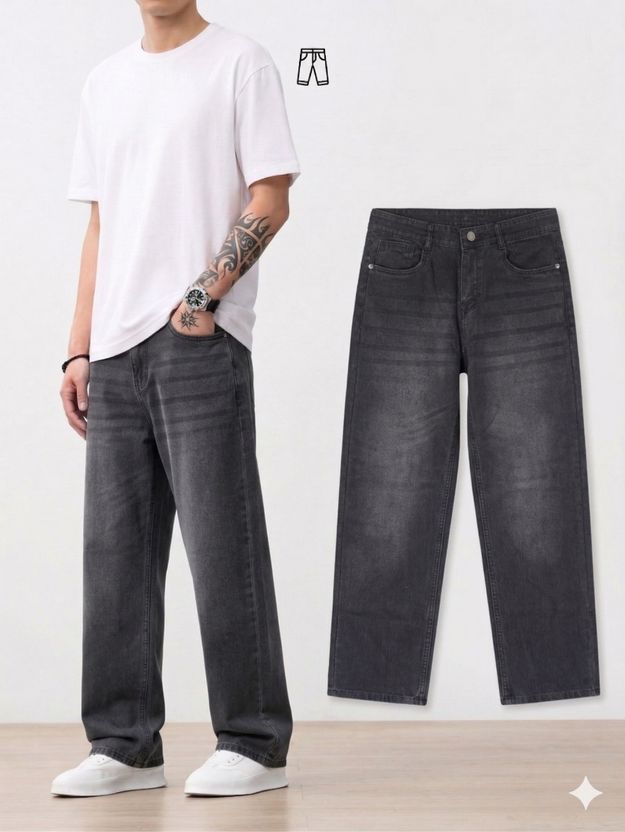 Rodgers Men Loose Fit Mid Rise Light Blue Jeans - Image 6