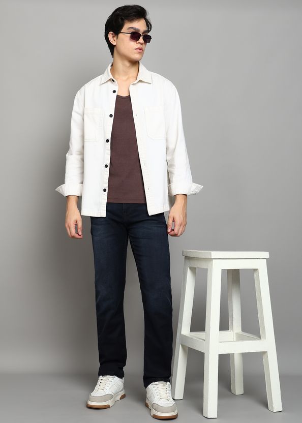 KILLER Men Straight Fit Mid Rise Black Jeans - Image 2