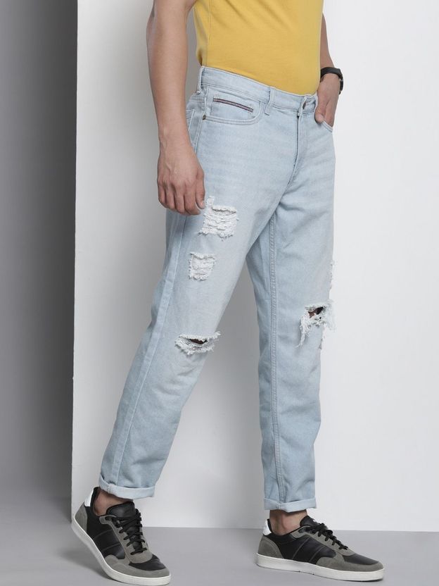 The Indian Garage Co. Men Blue Jeans - Image 3