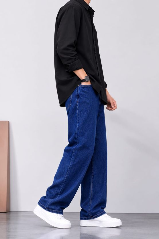 FOXIEFIT Men Relaxed Fit Mid Rise Blue Jeans - Image 3