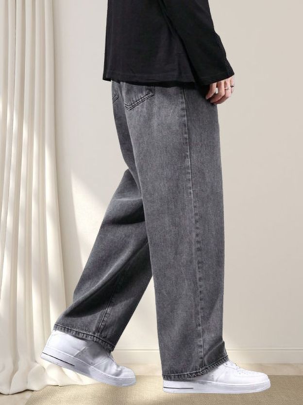 StarForWell Men Grey Mid Rise Jeans - Image 4