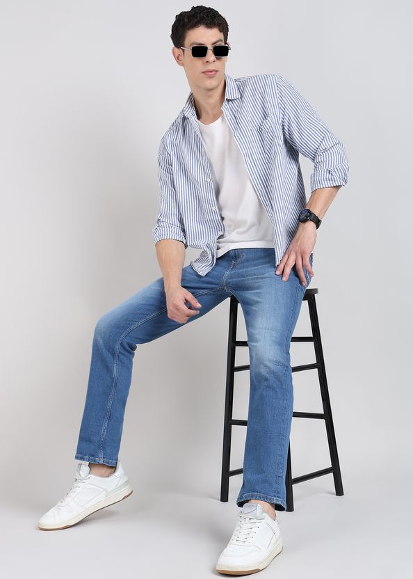KILLER Men Slim Mid Rise Blue Jeans - Image 2