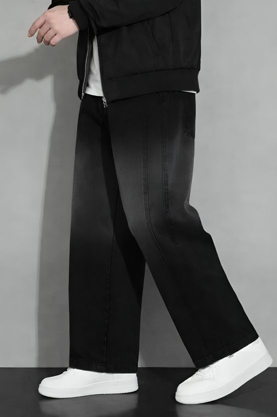 DARIO PRIDE Men Loose Fit Mid Rise Black Jeans - Image 3