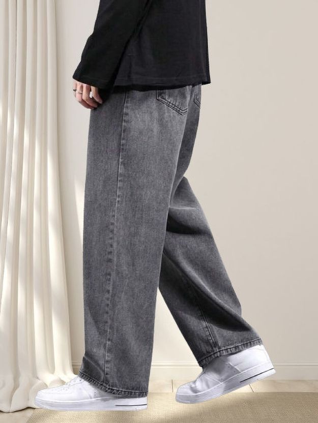 StarForWell Men Grey Mid Rise Jeans - Image 5