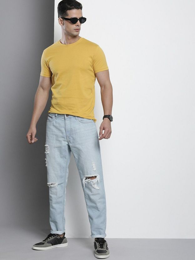 The Indian Garage Co. Men Blue Jeans - Image 5