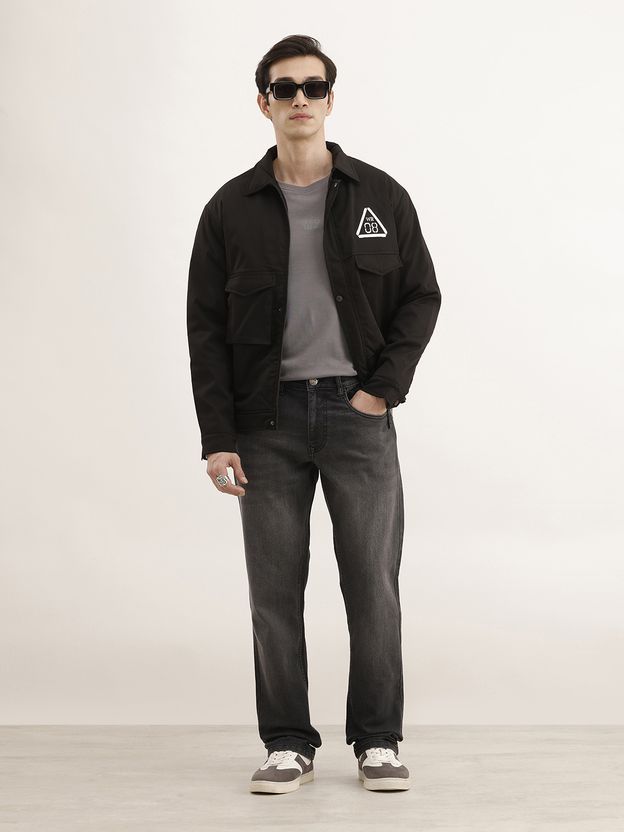 WROGN Men Grey Straight Fit Mid Rise Jeans - Image 2