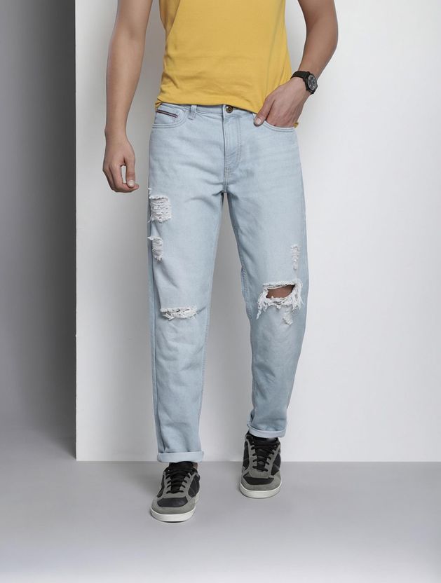 The Indian Garage Co. Men Blue Jeans - Image 1