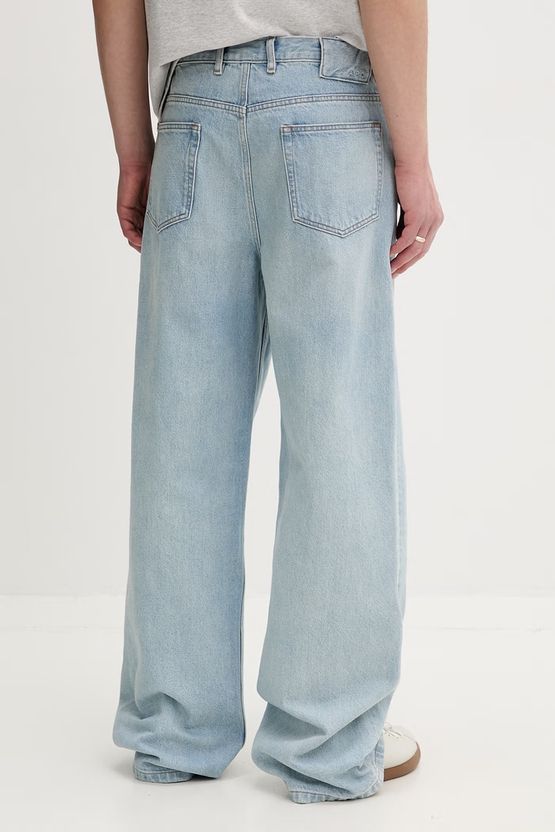 YAMEET Men Straight Fit Mid Rise Light Blue Jeans - Image 4